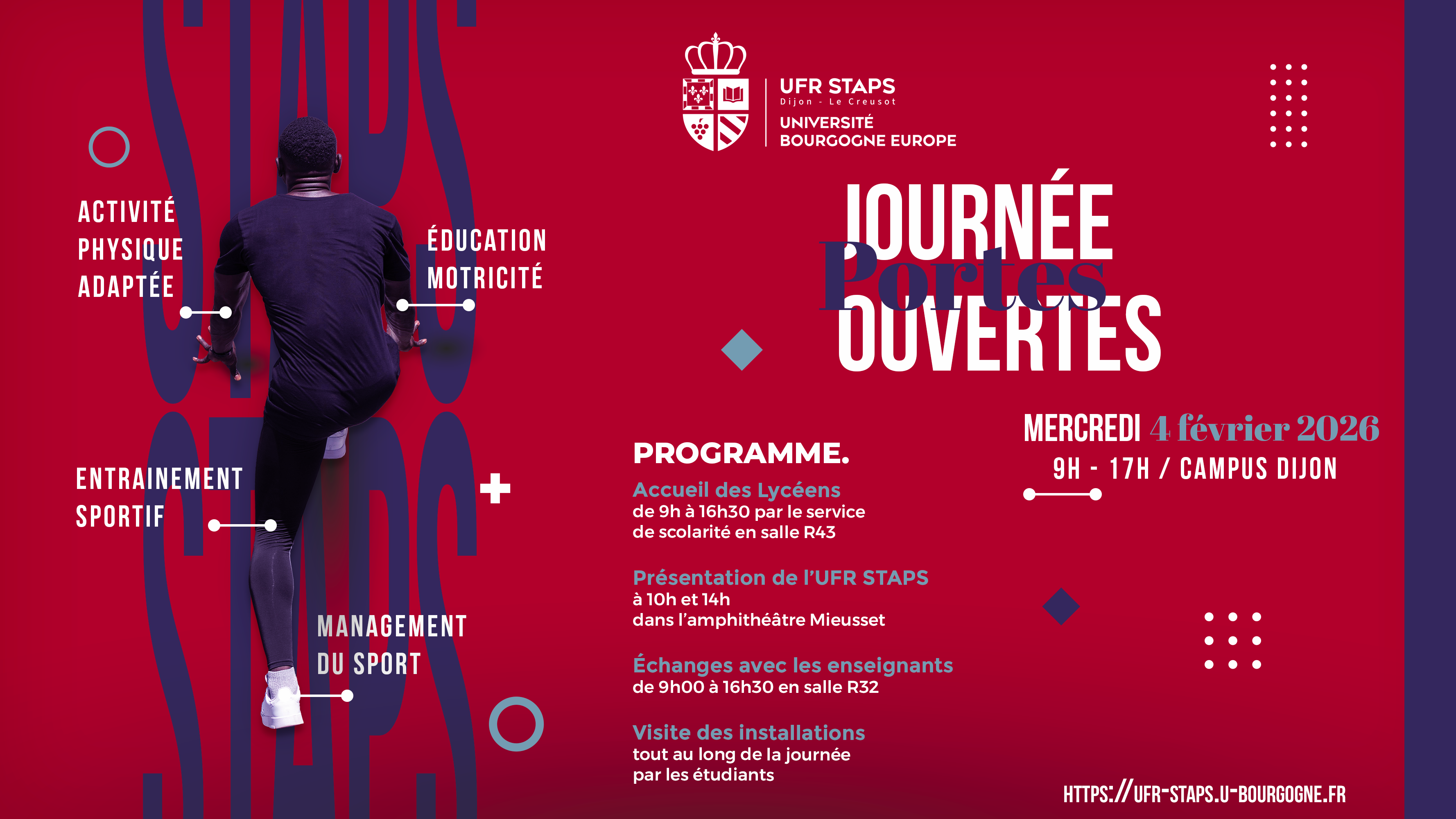 Programme JPO STAPS 2026